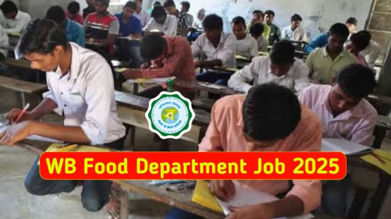 WB Food Department Data Entry Operator Recruitment 2025